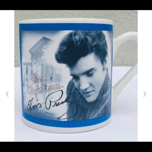Signature Dining Elvis Presley Blue Christmas Cup Poshmark
